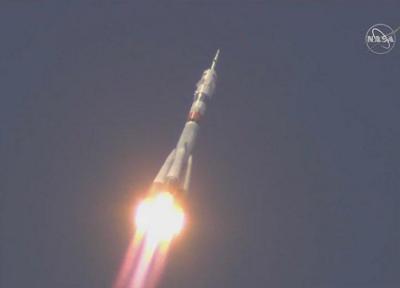 سه فضانورد با فضاپیمای سایوز روانه ایستگاه فضایی بین المللی شدند
