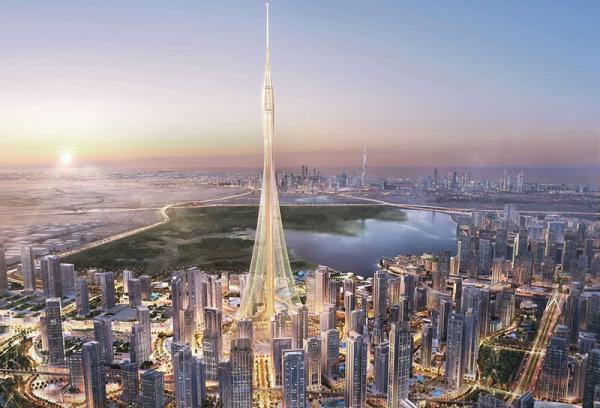 دبی بلندترین ساختمان دنیا را می سازد
