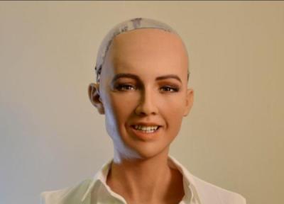 حضور ربات انسان نمای سوفیا در کنفرانس حسابرسان دبی